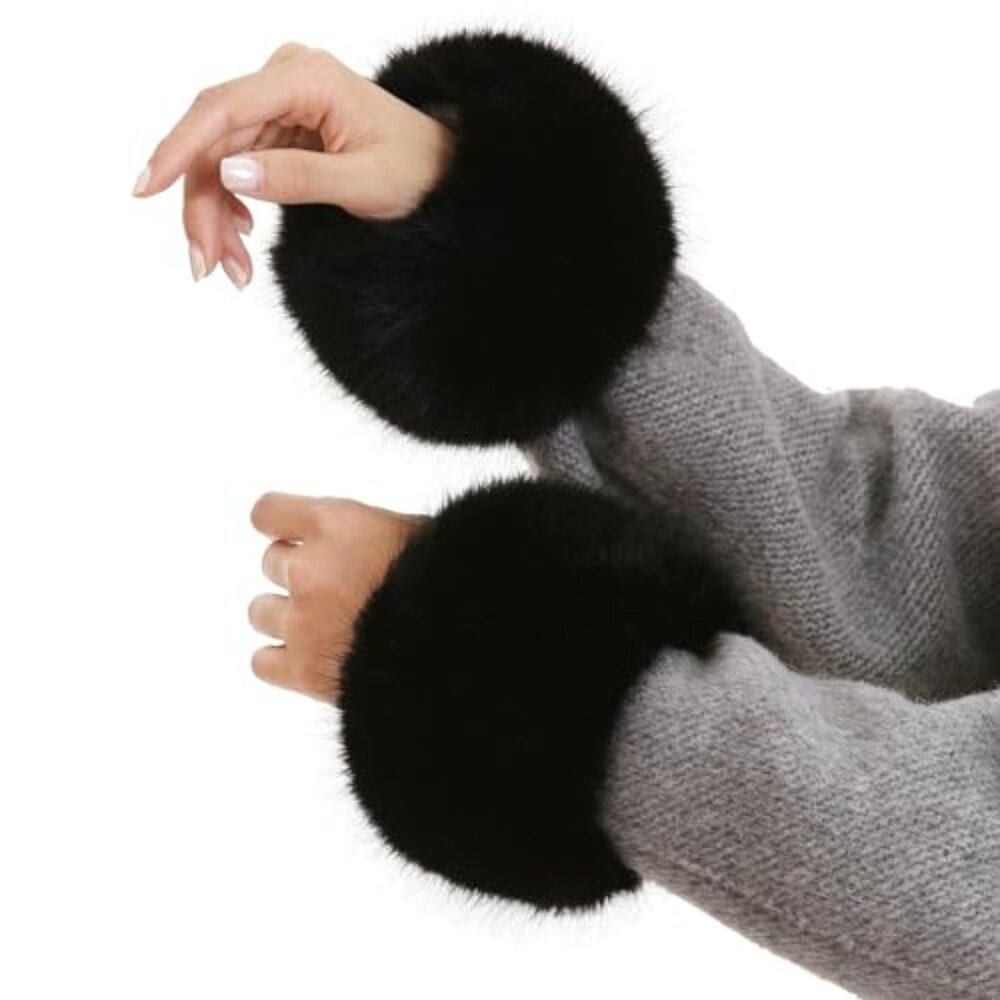 Women's Faux Fur Wrist Cuffs